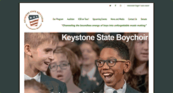 Desktop Screenshot of keystonestateboychoir.org